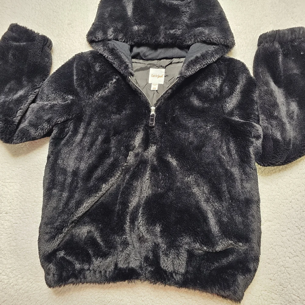 Cat & Jack Black Girls Jacket
